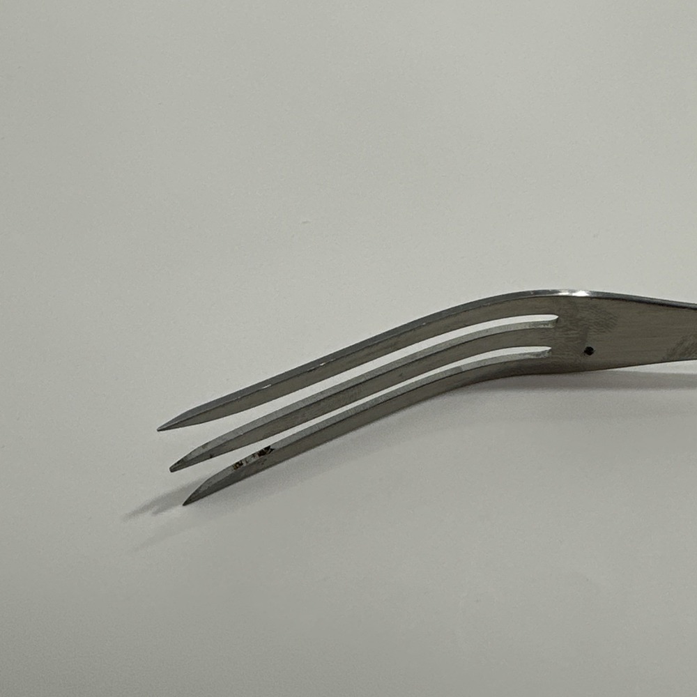 Vintage Cutco 1726 Serving Fork Classic Brown Orange Handle USA Stainless Steel - Picture 9 of 10